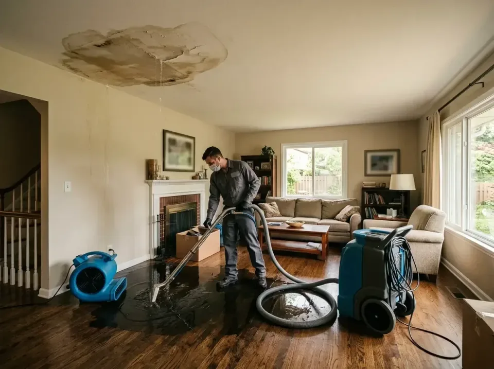 attic-pipe-burst-ceiling-drip-008 — frequently asked questions, Water Damage Restoration & Carpet Care in Brentwood, PA